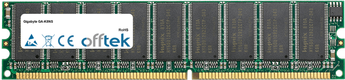 GA-K8NS 1GB Module - 184 Pin 2.6v DDR400 ECC Dimm (Dual Rank)