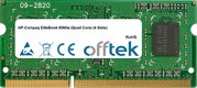 EliteBook 8560w (Quad Core) (4 Slots) 8GB Module - 204 Pin 1.5v DDR3 PC3-10600 SoDimm