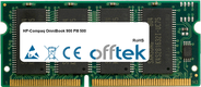 OmniBook 900 PIII 500 128MB Module - 144 Pin 3.3v PC100 SDRAM SoDimm