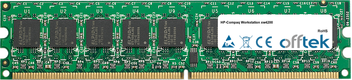 Workstation xw4200 2GB Kit (2x1GB Modules) - 240 Pin 1.8v DDR2 PC2-4200 ECC Dimm (Dual Rank)