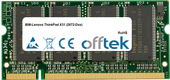 ThinkPad X31 (2672-Dxx) 512MB Module - 200 Pin 2.5v DDR PC266 SoDimm