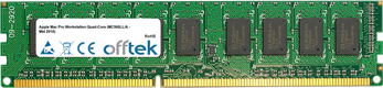 Mac Pro Workstation Quad-Core (MC560LL/A - Mid 2010) 4GB Module - 240 Pin 1.5v DDR3 PC3-8500 ECC Dimm (Dual Rank)