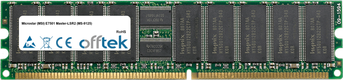 E7501 Master-LSR2 (MS-9125) 2GB Module - 184 Pin 2.5v DDR266 ECC Registered Dimm (Dual Rank)