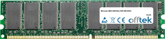 GNB Max-FISR (MS-6565) 1GB Module - 184 Pin 2.5v DDR266 Non-ECC Dimm
