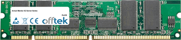 Mentor X2 Server Series 1GB Kit (2x512MB Modules) - 168 Pin 3.3v PC133 ECC Registered SDRAM Dimm