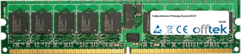 Primergy Econel 230 S1 4GB Kit (2x2GB Modules) - 240 Pin 1.8v DDR2 PC2-5300 ECC Registered Dimm (Single Rank)