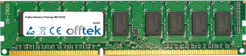 Primergy MX130 S2 4GB Module - 240 Pin 1.5v DDR3 PC3-10664 ECC Dimm (Dual Rank)