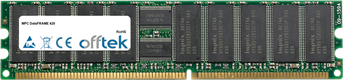 DataFRAME 420 4GB Kit (2x2GB Modules) - 184 Pin 2.5v DDR333 ECC Registered Dimm (Dual Rank)