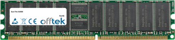 Fire X4500 4GB Kit (2x2GB Modules) - 184 Pin 2.5v DDR400 ECC Registered Dimm (Dual Rank)