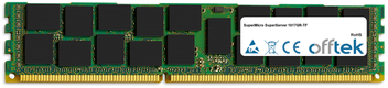 SuperServer 1017GR-TF 32GB Module - 240 Pin 1.5v DDR3 PC3-8500 ECC Registered Dimm (Quad Rank)