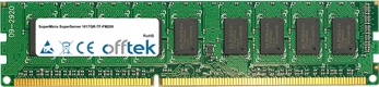 SuperServer 1017GR-TF-FM209 8GB Module - 240 Pin 1.5v DDR3 PC3-10600 ECC Dimm (Dual Rank)