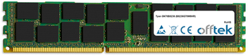  4GB Module - 240 Pin 1.5v DDR3 PC3-12800 ECC Registered Dimm (Dual Rank)