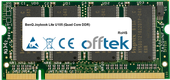 Joybook Lite U105 (Quad Core DDR) 1GB Module - 200 Pin 2.5v DDR PC333 SoDimm