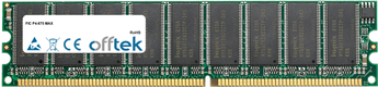  256MB Module - 184 Pin 2.5v DDR333 ECC Dimm (Single Rank)