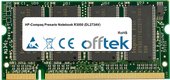 Presario Notebook R3000 (DL273AV) 1GB Module - 200 Pin 2.5v DDR PC333 SoDimm