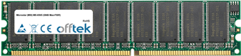 MS-6565 (GNB Max-FISR) 1GB Module - 184 Pin 2.5v DDR266 ECC Dimm (Dual Rank)