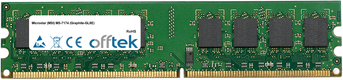 MS-7174 (Graphite-GL8E) 1GB Module - 240 Pin 1.8v DDR2 PC2-4200 Non-ECC Dimm