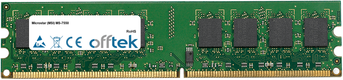 OFFTEK 1GB Replacement RAM Memory for Microstar K9NBPM2-FID MSI DDR2-5300 - Non-ECC Motherboard Memory