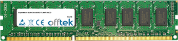 SUPER X9DRD-7LN4F-JBOD 8GB Module - 240 Pin 1.5v DDR3 PC3-10600 ECC Dimm (Dual Rank)
