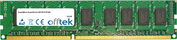 SuperServer 6037R-E1R16N 8GB Module - 240 Pin 1.5v DDR3 PC3-10600 ECC Dimm (Dual Rank)