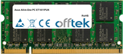 All-in-One PC ET1611PUK 2GB Module - 200 Pin 1.8v DDR2 PC2-6400 SoDimm