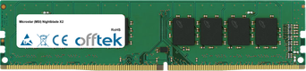 Nightblade X2 8GB Module - 288 Pin 1.2v DDR4 PC4-17000 Non-ECC Dimm