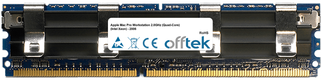 Mac Pro Workstation 2.0GHz (Quad-Core) (Intel Xeon) - 2006 8GB Kit (2x4GB Modules) - 240 Pin 1.8v DDR2 PC2-6400 ECC FB Dimm (Apple Approved)