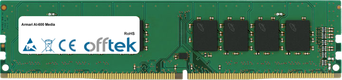AI-600 Media 8GB Module - 288 Pin 1.2v DDR4 PC4-17000 Non-ECC Dimm