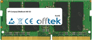 EliteBook 840 G3 8GB Module - 260 Pin 1.2v DDR4 PC4-17000 SoDimm