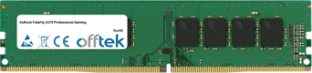 Fatal1ty X370 Professional Gaming 16GB Module - 288 Pin 1.2v DDR4 PC4-19200 Non-ECC Dimm