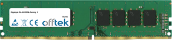 GA-AB350M-Gaming 3 16GB Module - 288 Pin 1.2v DDR4 PC4-19200 Non-ECC Dimm