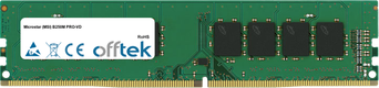 B250M PRO-VD 16GB Module - 288 Pin 1.2v DDR4 PC4-19200 Non-ECC Dimm