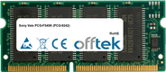 Vaio PCG-F540K (PCG-9242) 128MB Module - 144 Pin 3.3v PC100 SDRAM SoDimm