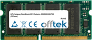 OmniBook XE3 Celeron 550/600/650/700 (F23xxx) 128MB Module - 144 Pin 3.3v PC100 SDRAM SoDimm