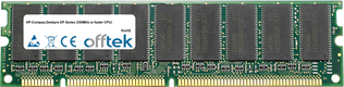 Deskpro EP Series (350MHz or faster CPU) 256MB Module - 168 Pin 3.3v PC100 ECC SDRAM Dimm