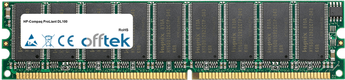 ProLiant DL100 1GB Module - 184 Pin 2.6v DDR400 ECC Dimm (Dual Rank)