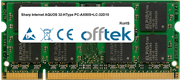 Internet AQUOS 32-HType PC-AX80S+LC-32D10 1GB Module - 200 Pin 1.8v DDR2 PC2-4200 SoDimm