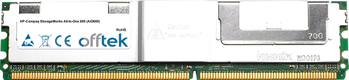 StorageWorks All-In-One 600 (AiO600) 4GB Kit (2x2GB Modules) - 240 Pin 1.8v DDR2 PC2-5300 ECC FB Dimm