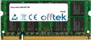 Laptop Memory DDR2-5300 OFFTEK 256MB Replacement RAM Memory for Sony Vaio VGN-AR770U 