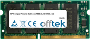 Presario Notebook 1600-XL143 (16XL143) 128MB Module - 144 Pin 3.3v PC100 SDRAM SoDimm