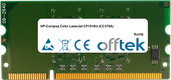 Color LaserJet CP1518ni (CC378A) 256MB Module - 144 Pin 1.8v DDR2 PC2-3200 SoDimm