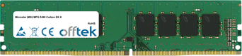 MPG Z490 Carbon EK X 32GB Module - 288 Pin 1.2v DDR4 PC4-21300 Non-ECC Dimm