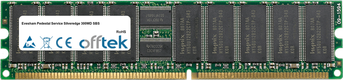 Pedestal Service Silveredge 300WD SBS 1GB Module - 184 Pin 2.5v DDR266 ECC Registered Dimm (Single Rank)