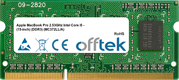 MacBook Pro 2.53GHz Intel Core i5 - (15-inch) (DDR3) (MC372LL/A) 4GB Module - 204 Pin 1.5v DDR3 PC3-8500 SoDimm