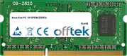 Eee PC 1015PEM (DDR3) 2GB Module - 204 Pin 1.5v DDR3 PC3-10600 SoDimm (128x8)