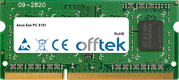 Eee PC X101 2GB Module - 204 Pin 1.5v DDR3 PC3-8500 SoDimm (128x8)