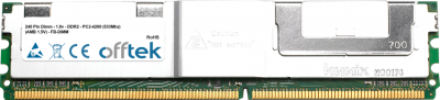  240 Pin Dimm - 1.8v - DDR2 - PC2-4200 (533Mhz) (AMB 1.5V) - FB-DIMM 2GB Module