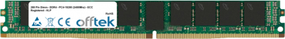  288 Pin Dimm - DDR4 - PC4-19200 (2400Mhz) - ECC Registered - VLP 8GB Module