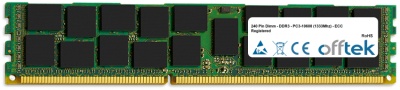  240 Pin Dimm - DDR3 - PC3-10600 (1333Mhz) - ECC Registered 1GB Module