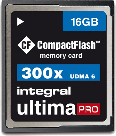 Integral Ultima-Pro Compact Flash (300x) 16GB Card 